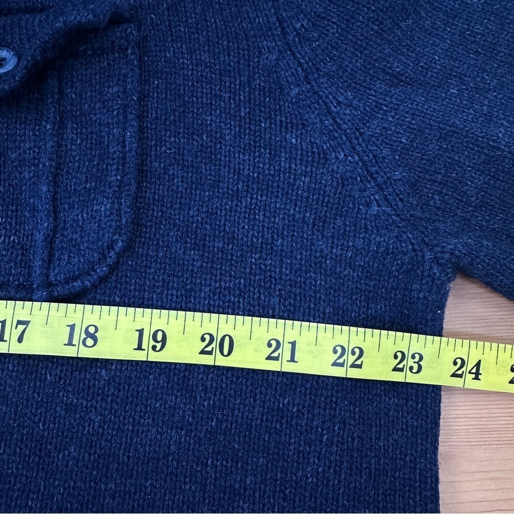 Unlisted by Kenneth Cole Wool Blend Sweater Men XL Mock Neck Pullover Navy - Picture 10 of 11